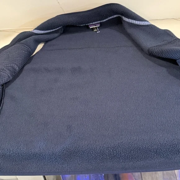 Patagonia Retro Pile Vest Men's XL Blue Navy Full Zip Pile Fleece Outdoor - Picture 10 of 15